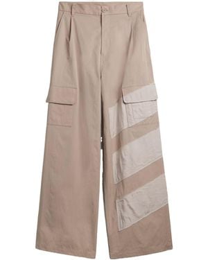 Y-3 Wide Belt Loop Cargo Casual Pants - Gray