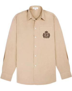 Sporty & Rich Hw Crest Shirt - Natural