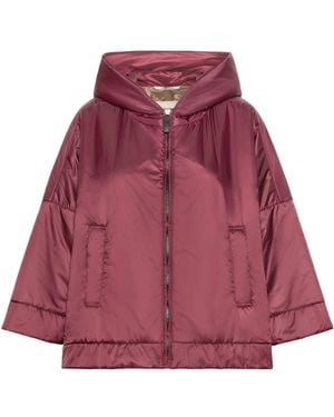 Max Mara Padded, Hooded Jacket - Red