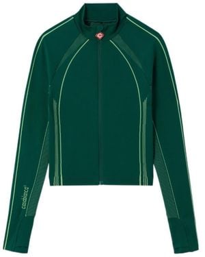 CASABLANCA Zip-Up Performance Jacket - Green