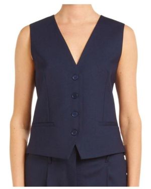 P.A.R.O.S.H. V-Neck Vest - Blue