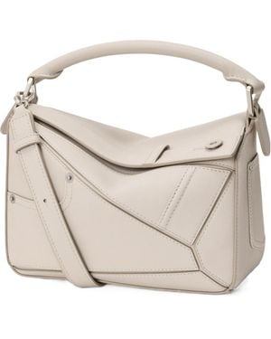 Loewe Puzzle Shoulder Bag - White