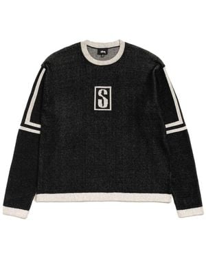 Stussy Logo-Detail Jumper - Black