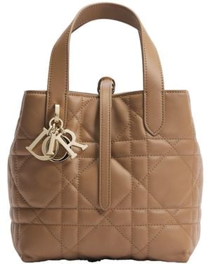 Dior Small Toujours Vertical Tote Bag - Brown