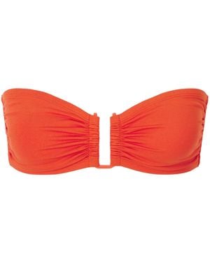 Eres Bandeau Bikini Top - Red