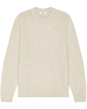 Les Deux Crew-Neck Knit Top - White