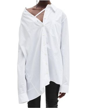 Ann Demeulemeester Asymmetric Shirt - White