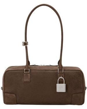 Loewe Amazona 31 Padlock Tote Bag - Brown