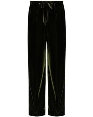 forte_forte Drawstring Casual Trousers - Black