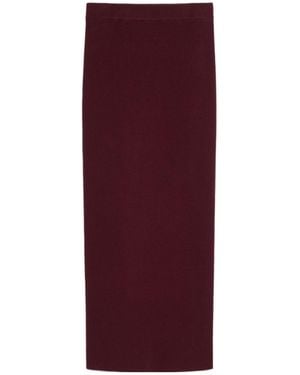 Weekend by Maxmara Ribbed-Knit Skirt - Purple