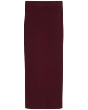 Weekend by Maxmara Ribbed-Knit Skirt - Purple