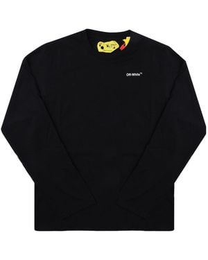 Off-White c/o Virgil Abloh Long Sleeve T-Shirt - Black