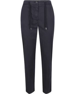 Eleventy Drawstring Waist Trousers - Blue
