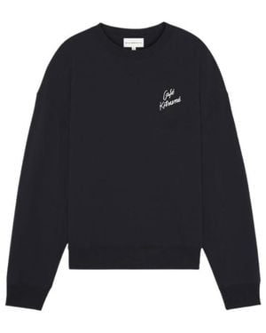 Maison Kitsuné Logo Sweatshirt - Blue