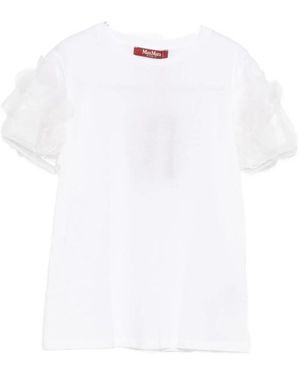 Max Mara Short-Sleeved T-Shirt - White