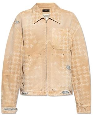 Amiri Long Sleeve Jacket - Natural