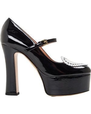 Moschino Thick-Soled High Heels - Black