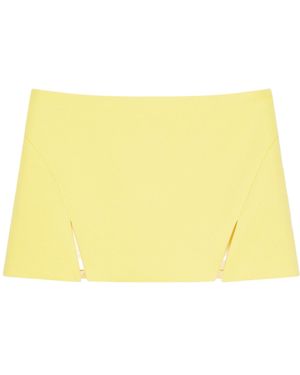 Givenchy Sliced Mini Skirt - Yellow