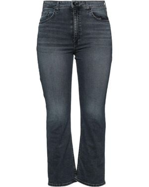 Rag & Bone Dark Denim Flare Pants - Blue