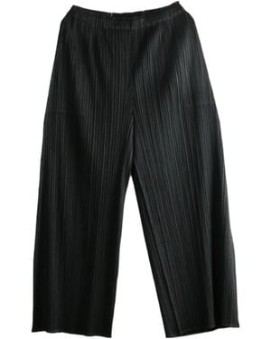 Pleats Please Issey Miyake Pleats Please Issey Miyake Pleated Trousers - Black