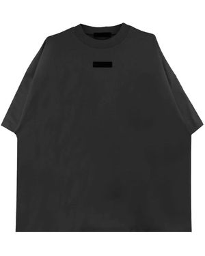 Fear Of God Logo-Appliqué Cotton T-Shirt - Black