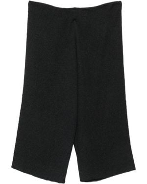 The Row Elastic Waist Shorts - Black