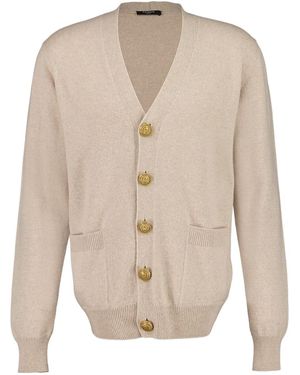 Balmain Button-Up Cardigan - Natural