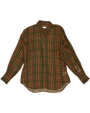 Dries Van Noten Cheers Checked Shirt - Brown