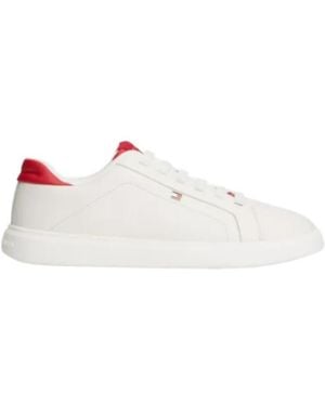 Tommy Hilfiger Lace-Up Sneakers - White