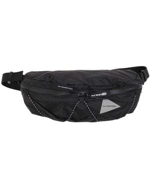 and wander Logo Detail Waist Bag - Black