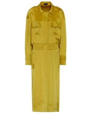 Tom Ford Double-Sided Elastic Dress - Yellow