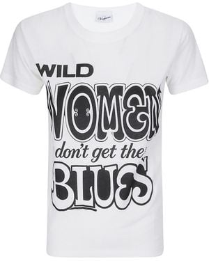 VAQUERA Slogan Print T-Shirt - White