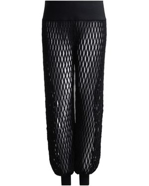 Alaïa Lace Knitted Pants - Black