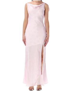 ROTATE BIRGER CHRISTENSEN Sleeveless Slit Dress - Pink