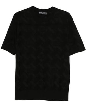 Dolce & Gabbana Short-Sleeved T-Shirt - Black