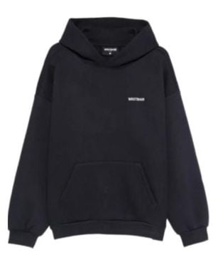 WRSTBHVR Hooded Pouch Jumper - Black