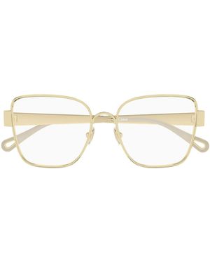 Chloé Chloé Eyewear Butterfly Frame Glasses - White