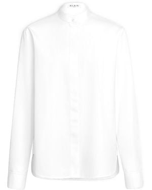 Alaïa Long Sleeve Shirt - White