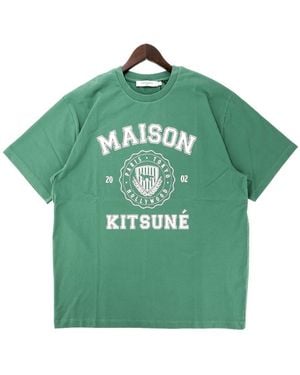 Maison Kitsuné Short Sleeve T-Shirt - Green