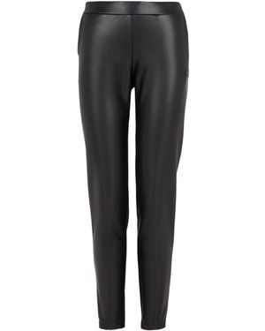 EA7 Elastic Waist Leggings - Black