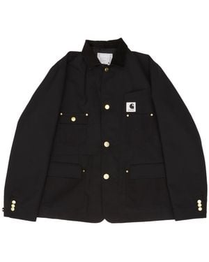 Sacai X Carhartt Wip Suiting X Duck Jacket - Black