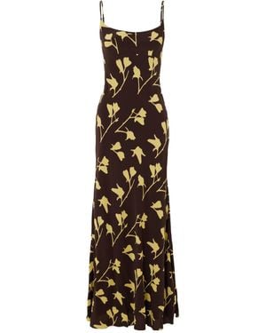 STAUD Dinah Floral Print Dress - Multicolour