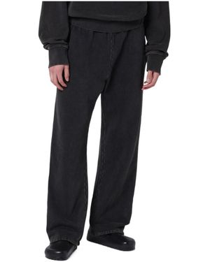Entire studios Relaxed Elastic-Waist Trousers - Black