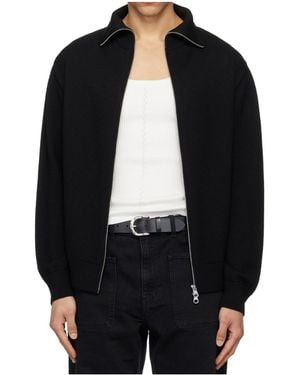 Courreges Long-Sleeved Cardigan - Black