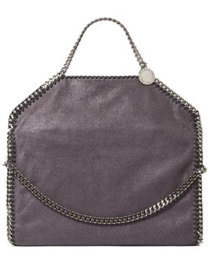 Stella McCartney Falabella Fold Over Tote Bag - Grey