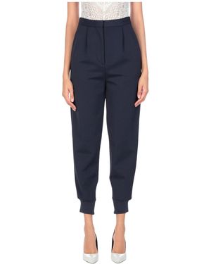 Maison Margiela Plain Colour Casual Trousers - Blue