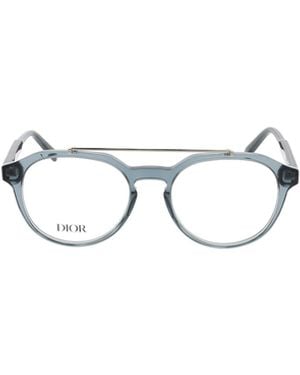 Dior Eyewear Round Frame Glasses - White