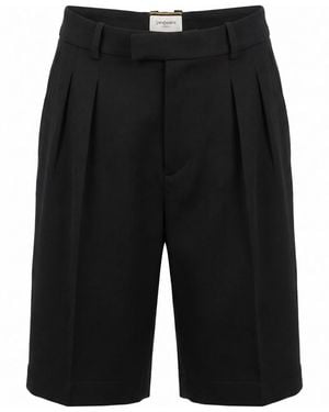 Saint Laurent Tailored Bermuda Shorts - Black