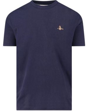 Vivienne Westwood｜SHORT-SLEEVED ROUND NECK T-SHIRTS (TI Vivienne Westwood red label short sleeve T-shirt Gray emblem