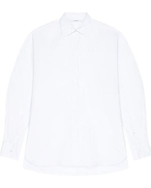 Givenchy Paris Logo Long-Sleeved Shirt - White